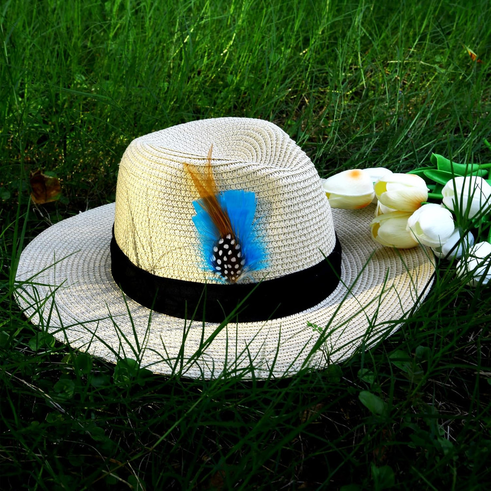 Hat Feathers 30 Styles Natural Assorted Feathers for Fedora Hats Accessories DIY