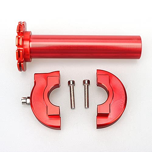Motorcycle Throttle Assembly,High Sensitivity Short Stroke Light Control Red