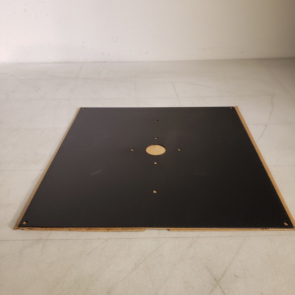 Back Plate For Digital Clock 12" X 12-1/2" Black