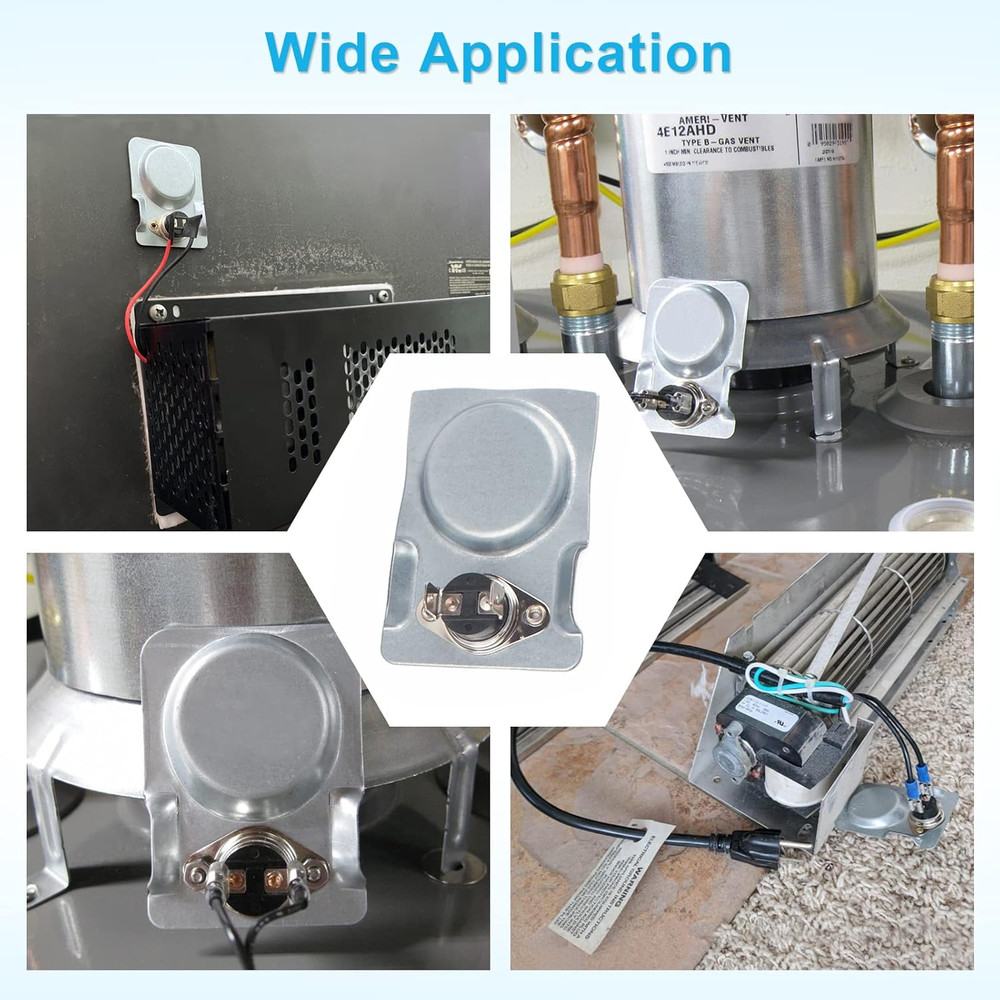 Automatic Thermostat Sensor with Magnetic Bracket, Magnetic Auto Thermostat Swit