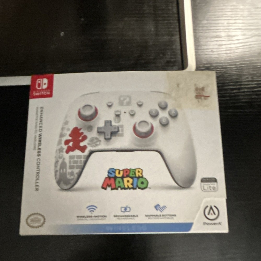 PowerA Enhanced Wireless Controller Running Mario for Nintendo Switch & Lite