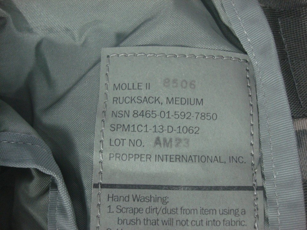US Military Issue Propper International G.I. Medium Molle II ACU Backpack