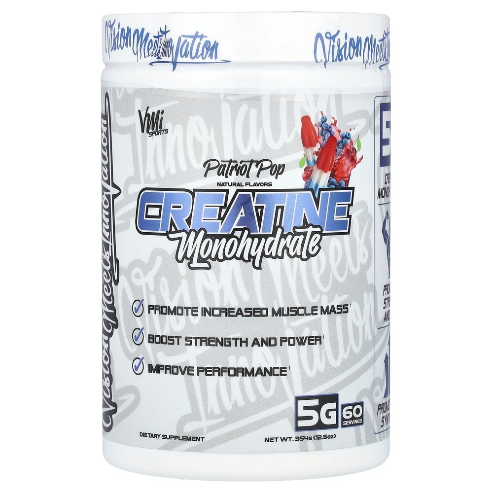 Creatine Monohydrate, Patriot Pop, 12.5 oz (354 g)
