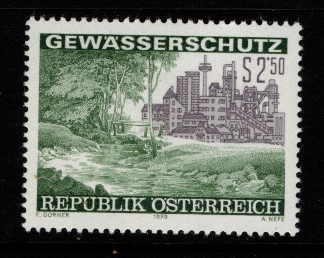 Austria 1979 Prevention of Water PollutionSG1842 MNH