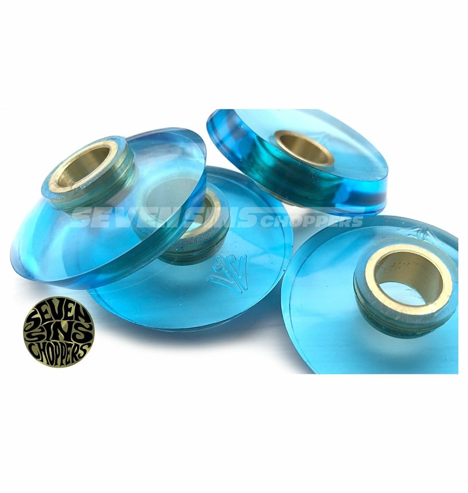 FLANDERS CUSTOM RISER BUSHINGS FOR HARLEYS WITH FLANDERS DOGBONE RISERS