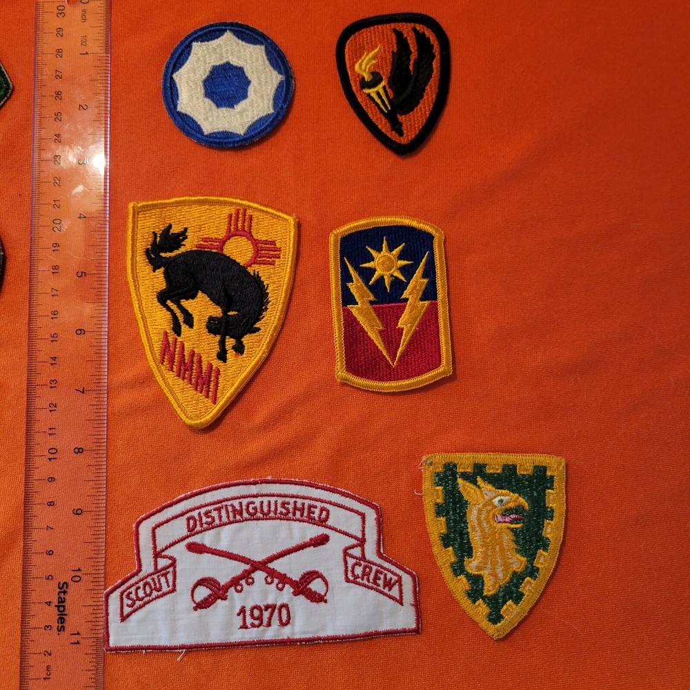 Lot 12 Military Patches