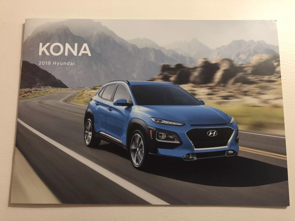 2019 HYUNDAI KONA 16-page Original Sales Brochure