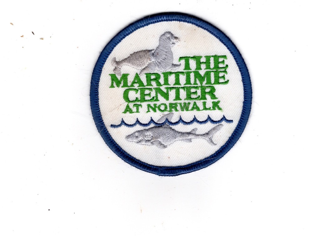 The Maritime Center at Norwalk Patch, Mint, Unused, Vintage, Connecticut