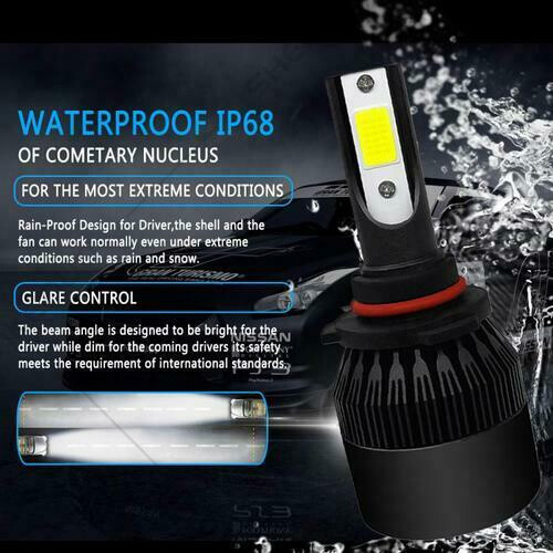 For Honda Civic 2016 2017 2018 2019 2020 LED Headlight Fog Light Bulbs Combo Kit