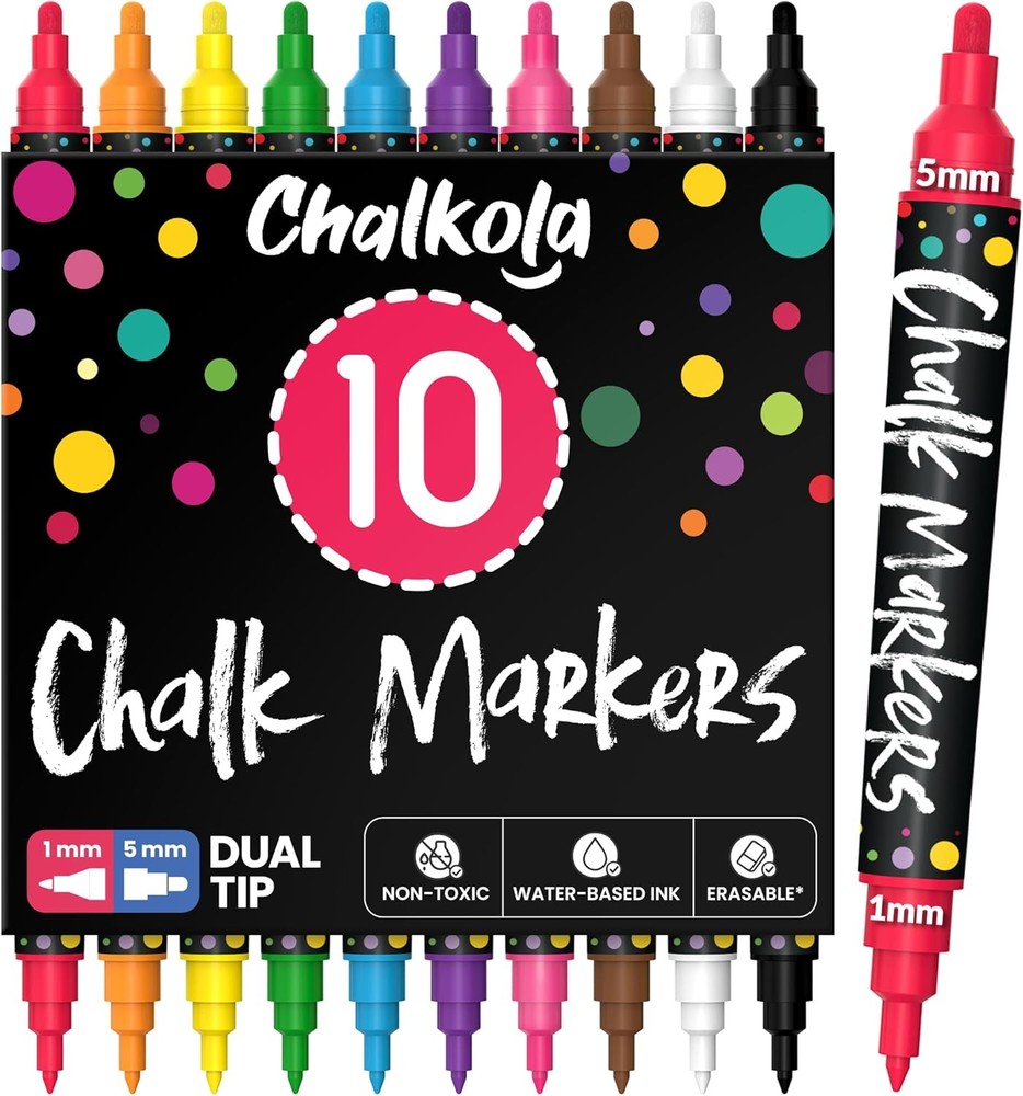 10 Liquid Chalk Markers for Blaboard - | Chalkboard Markers