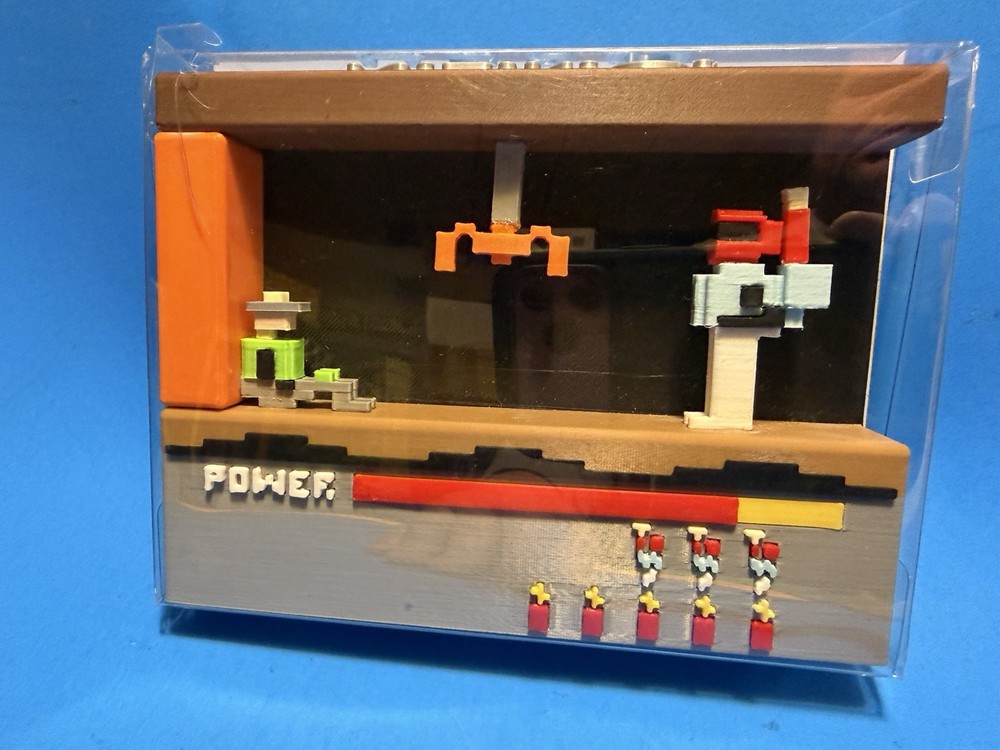 Atari 2600 Diorama - H.E.R.O. / Hero - Art / Shelf Decor