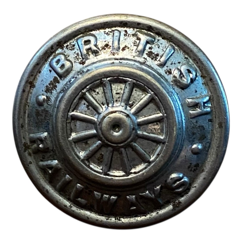 Vintage British Railways Uniform Cost Button - Circa 1940s