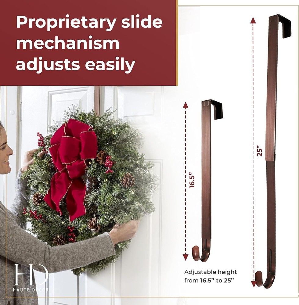 Adjustable Length Wreath Hanger - 20 Lb. Capacity