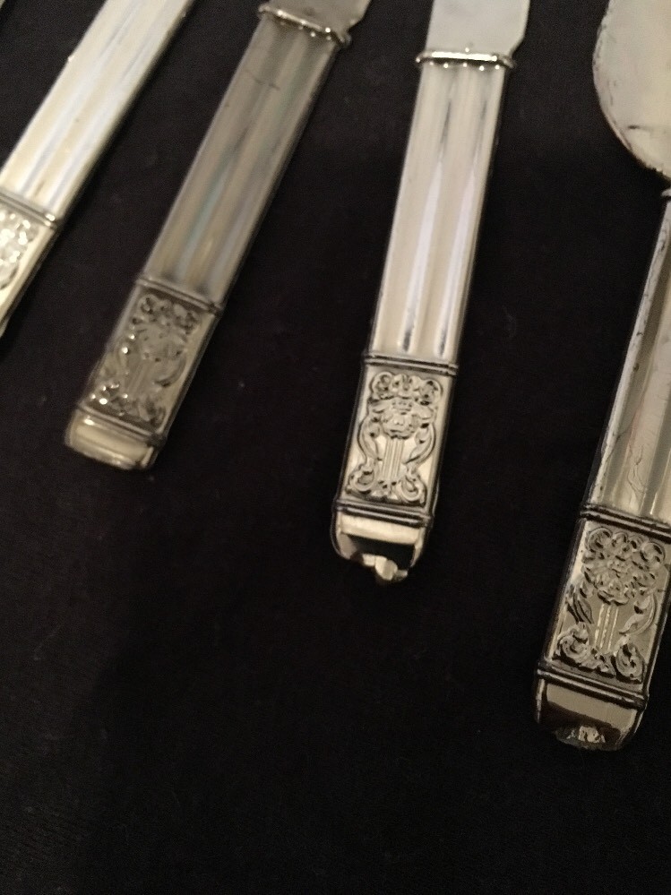 Vintage Plastic Toy Silverware Set