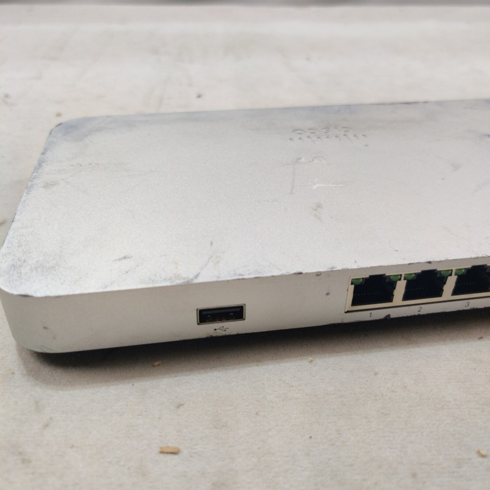 Cisco Meraki MX64-HW Security UNIT ONLY (Powers On) CLAIMED FOR PARTS ONLY