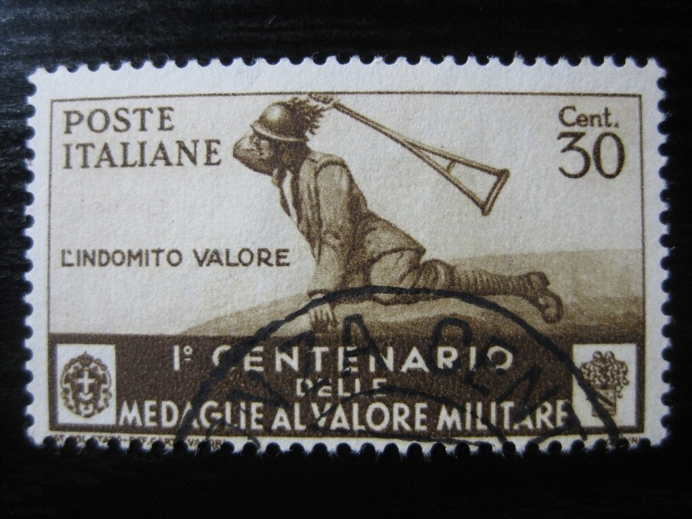 ITALY Sc. #335 scarce used stamp! SCV $8.00