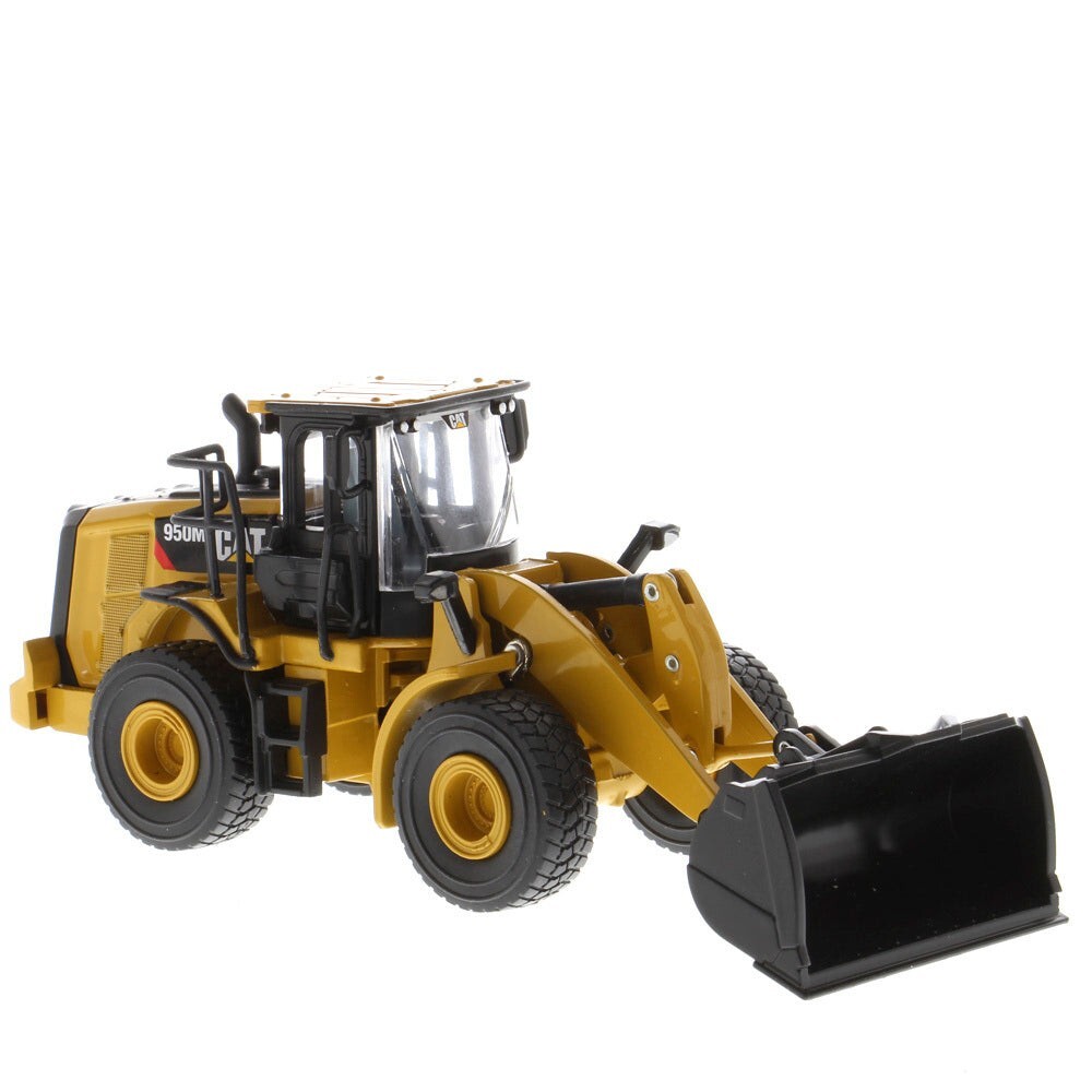 CAT 950 M Wheel Loader w/ Log Fork & Bucket 1:64 Scale - Diecast Masters 85635