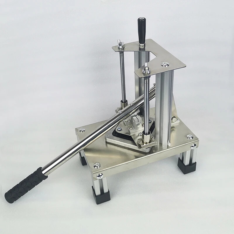 Stainless Steel Potatos Strips Slicer Vegetable Fruit Hand Press Cutting Machine