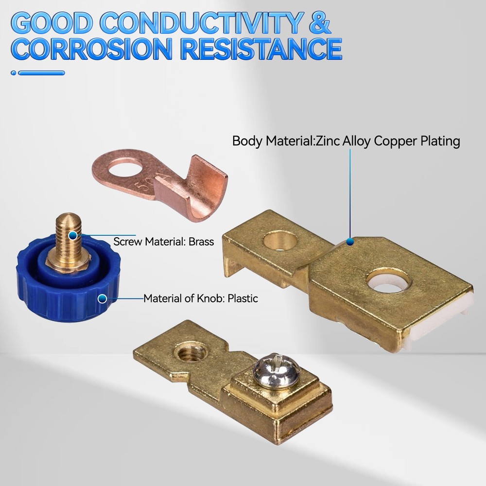 Motorcycle Battery Power Off Switch Link Terminal Cut-Off Disconnect Maste Quick