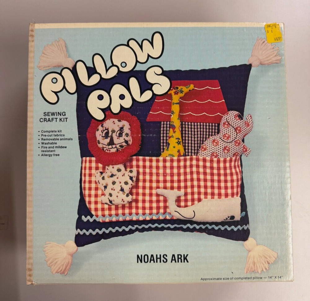 PILLOW PALS SEWING CRAFT KIT Noah's Ark New