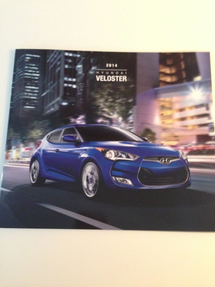 2014 Hyundai Veloster Original Sales Brochure