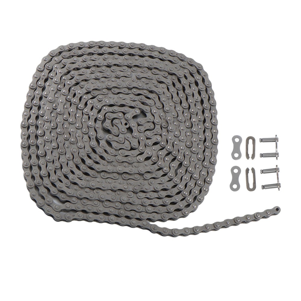 Roller chain with 2 connectors #41 20 Feet