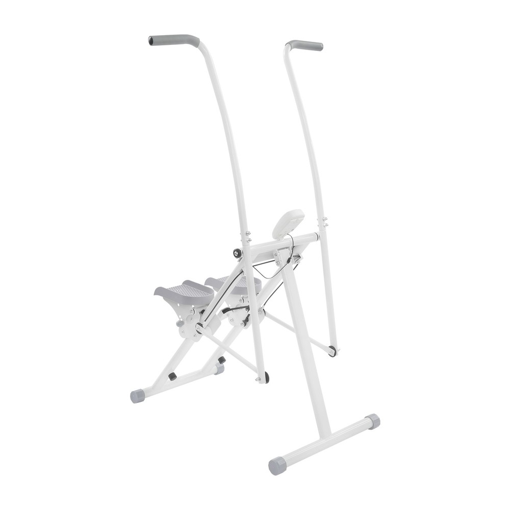 18.1*34.6*53.5in White Vertical Exercise Climber For Full-body Workout
