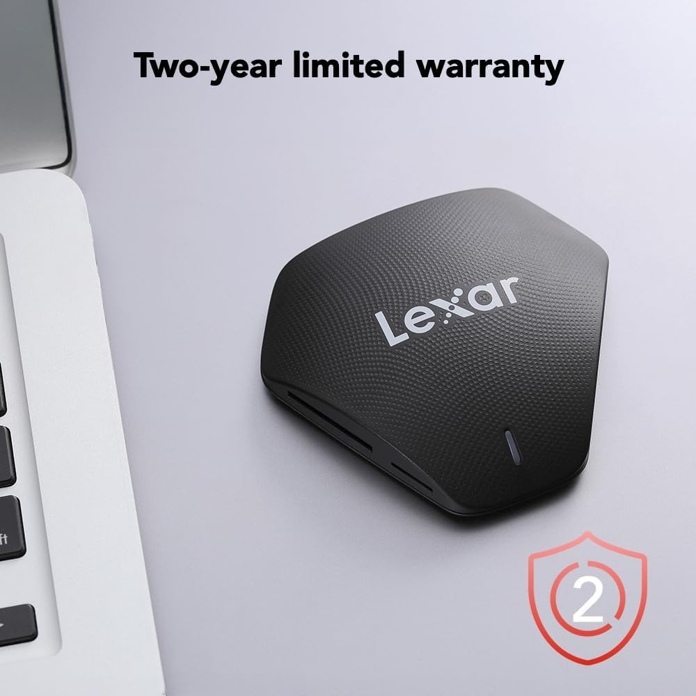 Professional 3-in-1 SD microSD CF Reader