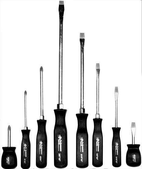 Performance Tool W901s 8 Piece Pro Screwdriver Set