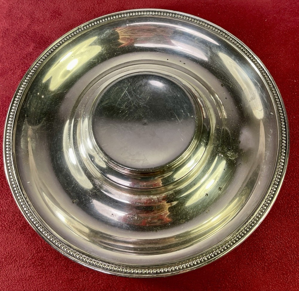 Silver Pitcherr & Saucer Aesthetic Movement - Engraved Grape & Leaf Design