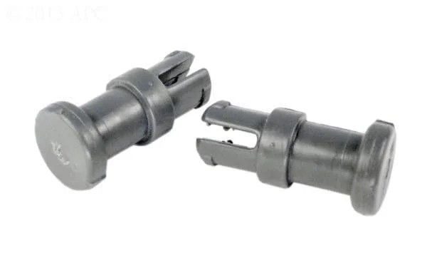 Snap Vac Tube Posts, Gray, 2/pk