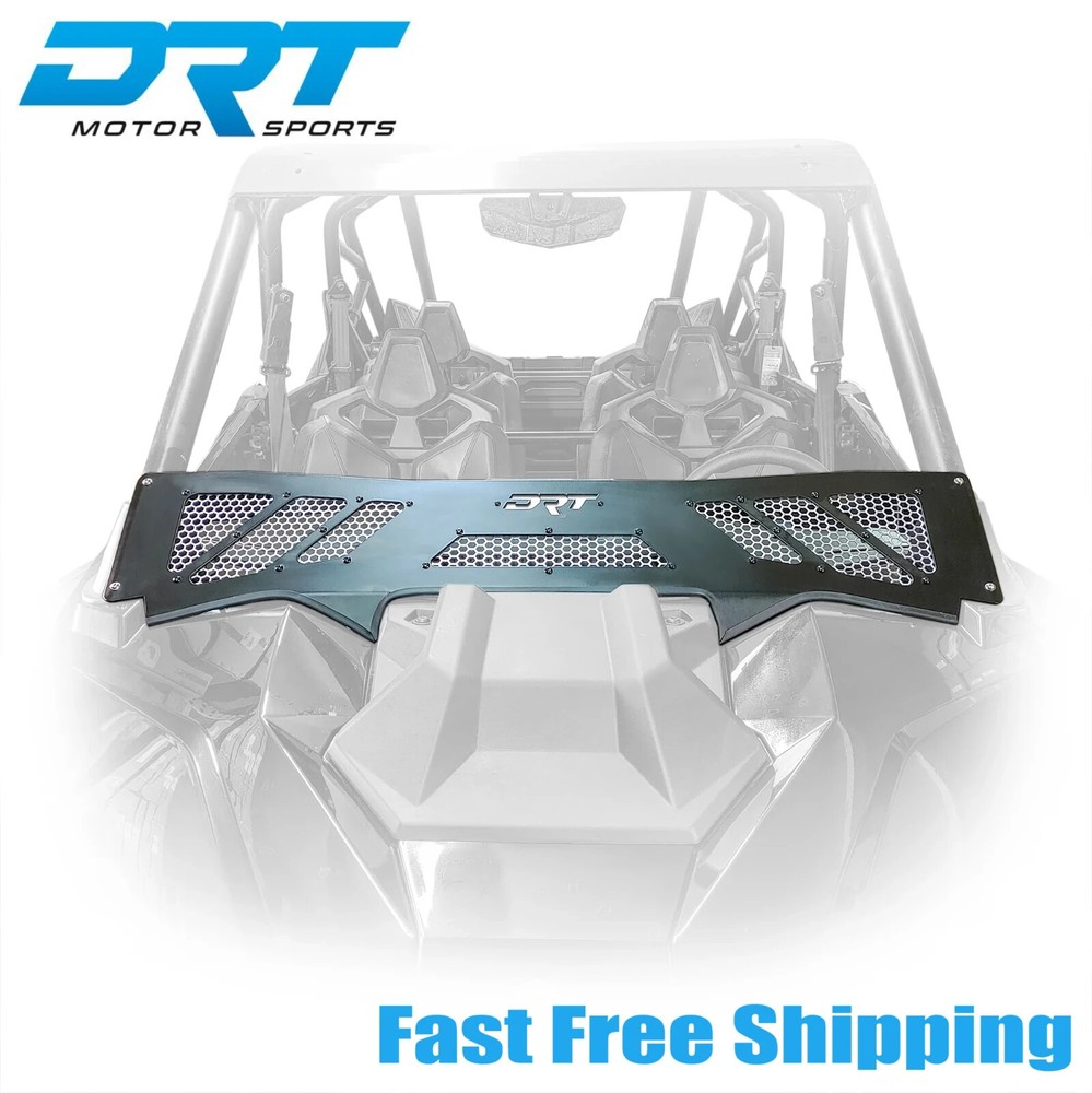 DRT POLARIS RZR PRO R XP XP4 TURBO R Wind Diffuser Deflector Dust Guard Black