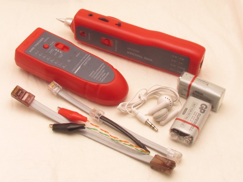Cable GENERATOR Phone Tone PROBE Tracer Tracker Finder Tester Tool Kit