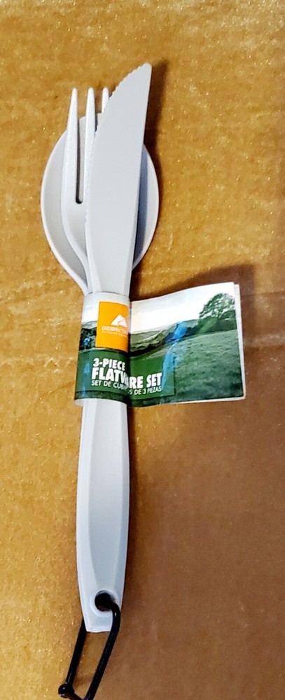Ozark Trail 3-piece flatware set, designed for camping or outdoor use NWT