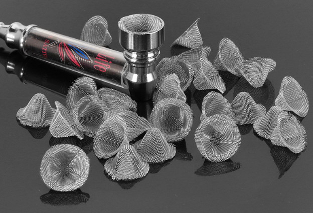 50 piece Smoking Pipe Combustion net stainless steel filter screen mesh ZX-15