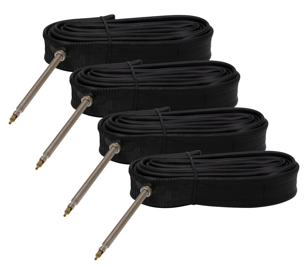 4 GENUINE PRO+ BICYCLE TUBES IN 700 X 25C/28C 80MM STANDARD PRESTA/VALVE