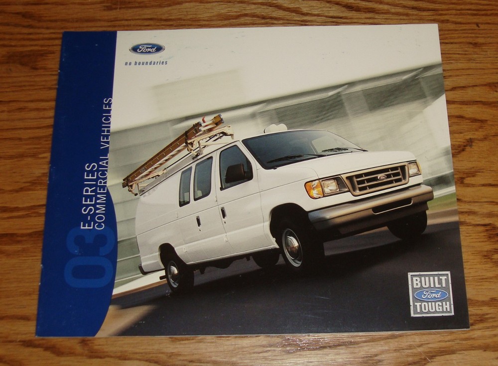 Original 2003 Ford E-Series Commercial Vehicles Sales Brochure 03