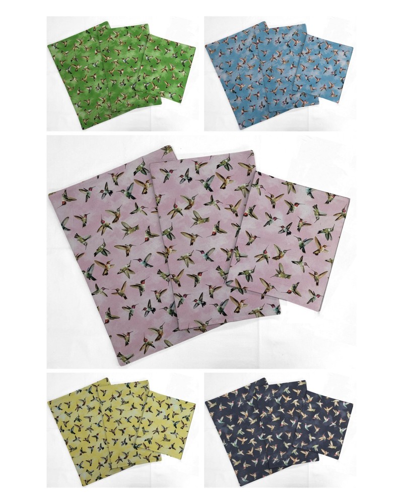 Hummingbirds Countertop Protecting Slider Mats