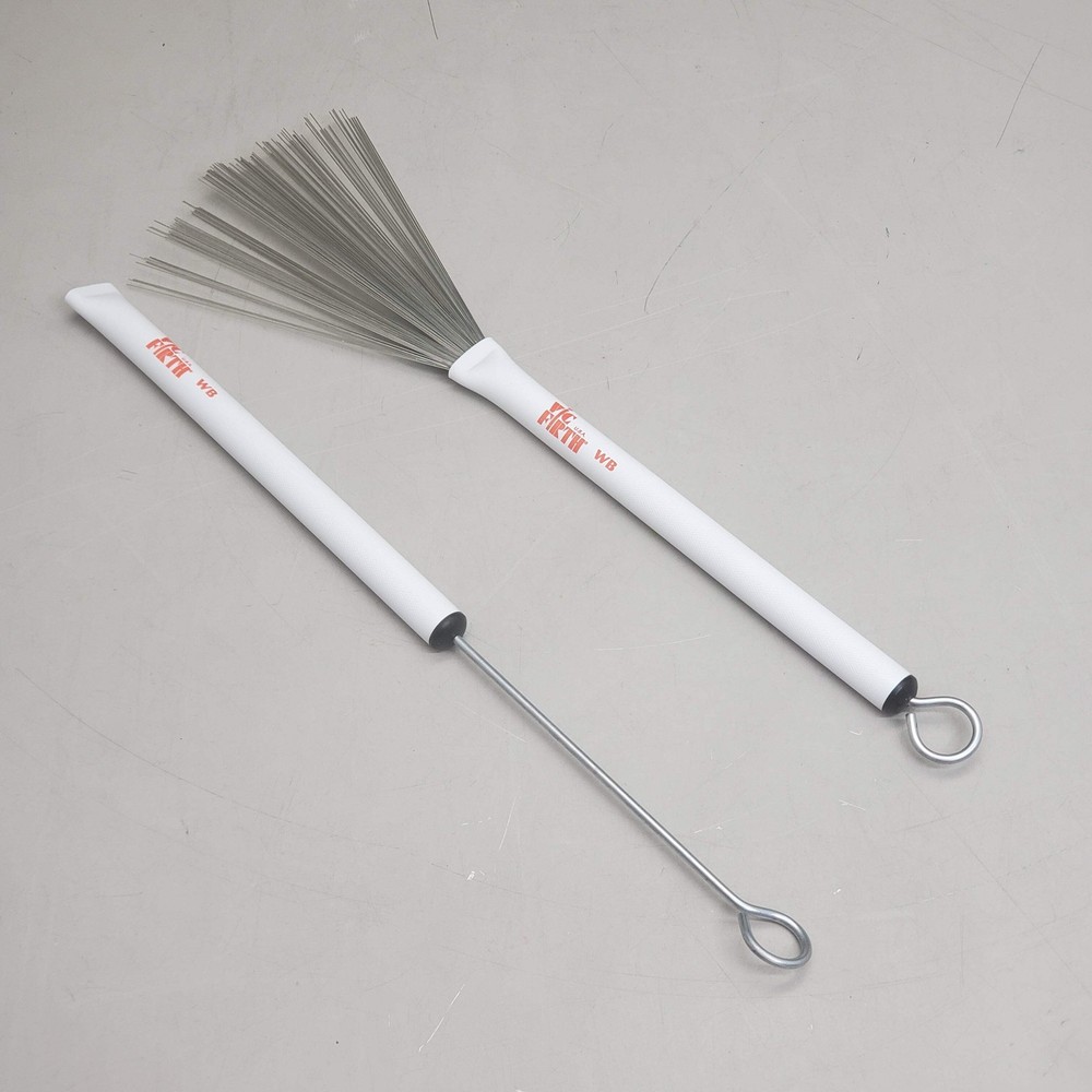 VIC FIRTH (2 Piece) Drum & Percussion Wire Brushes White