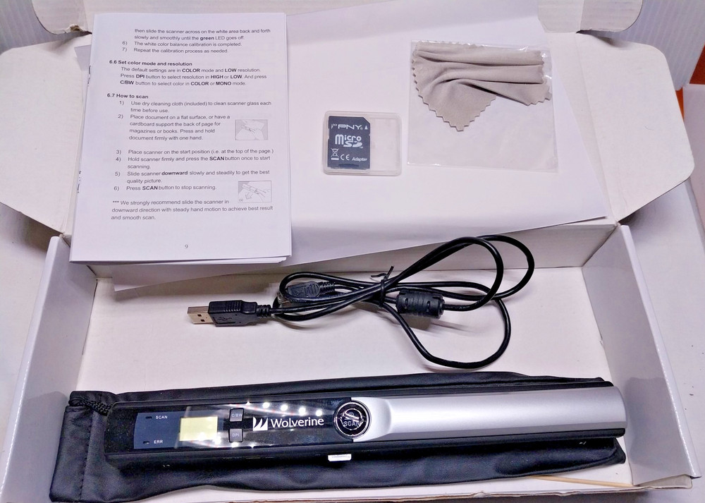 Scanner - Portable Handheld Wolverine PASS Battery Powered Handheld Scanner