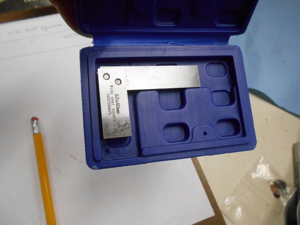 63 x 40 MM Wide Seat Pecision Square in Case