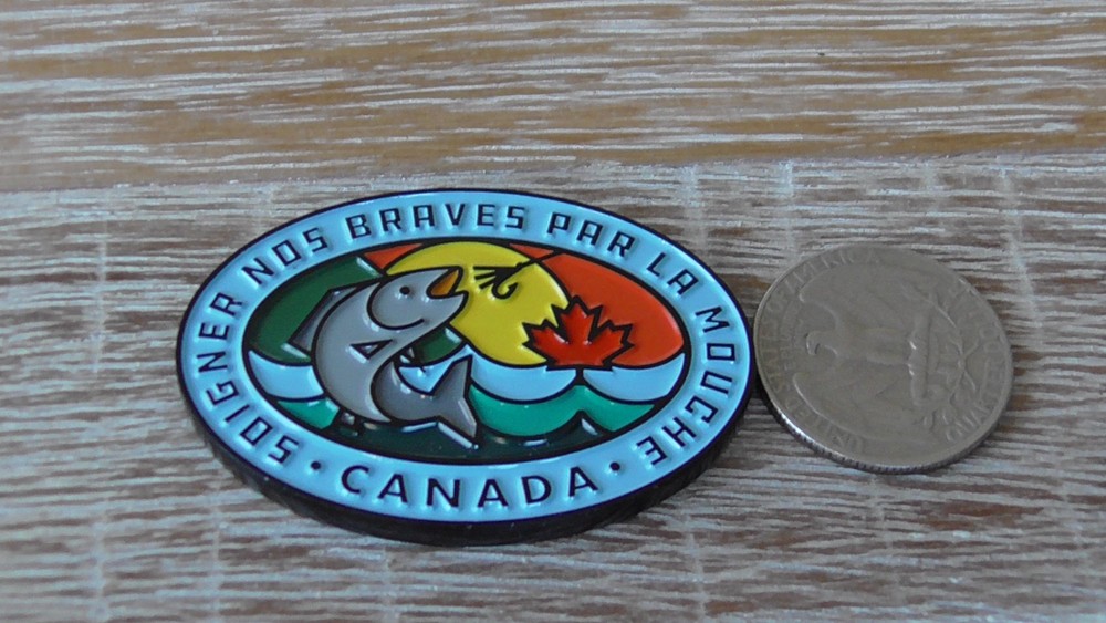 Canada Heroes Mending On The Fly Challenge Coin #E9