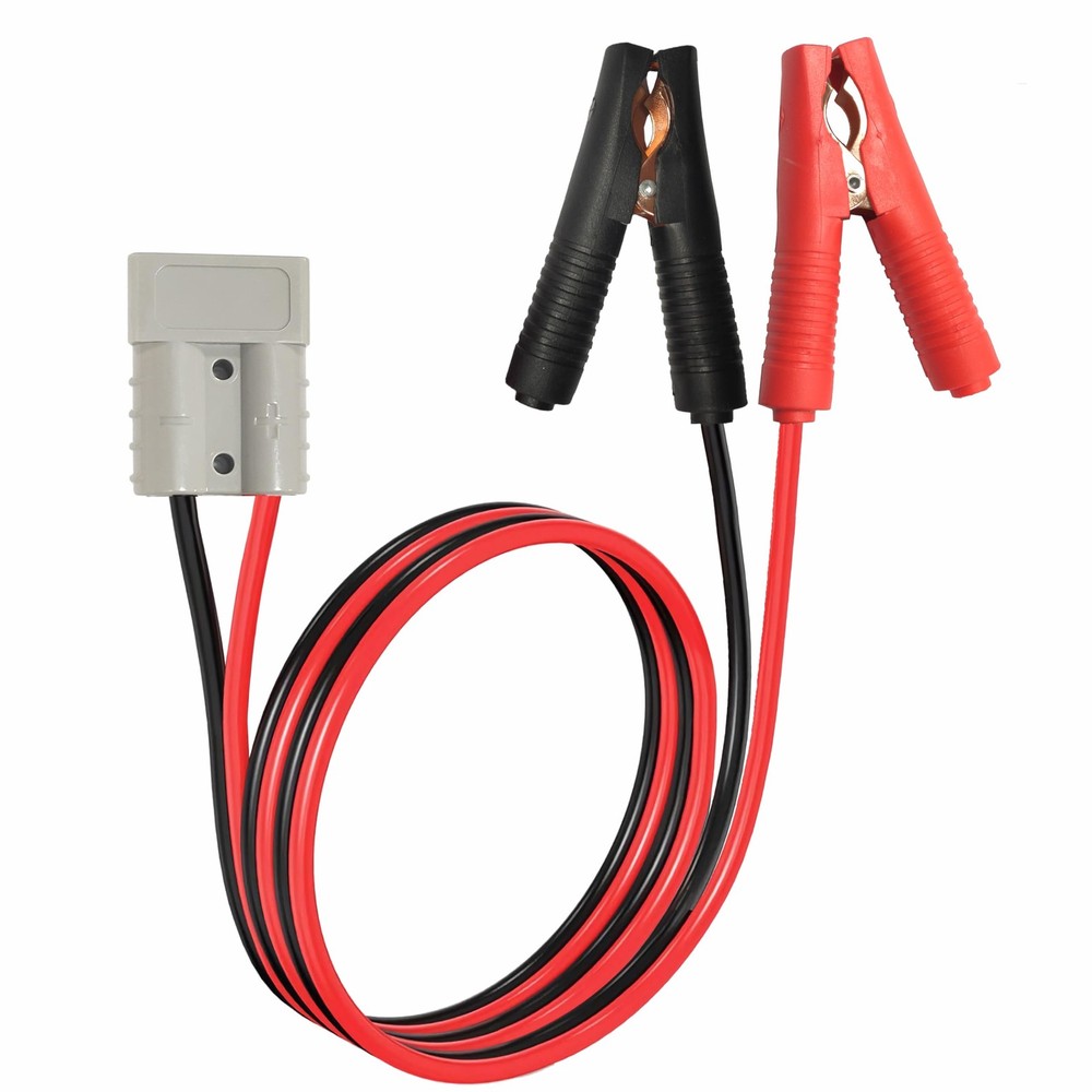 Anderson 50A 600V Quick Connect Plug Battery Clamps Cable Battery Charging Ba...