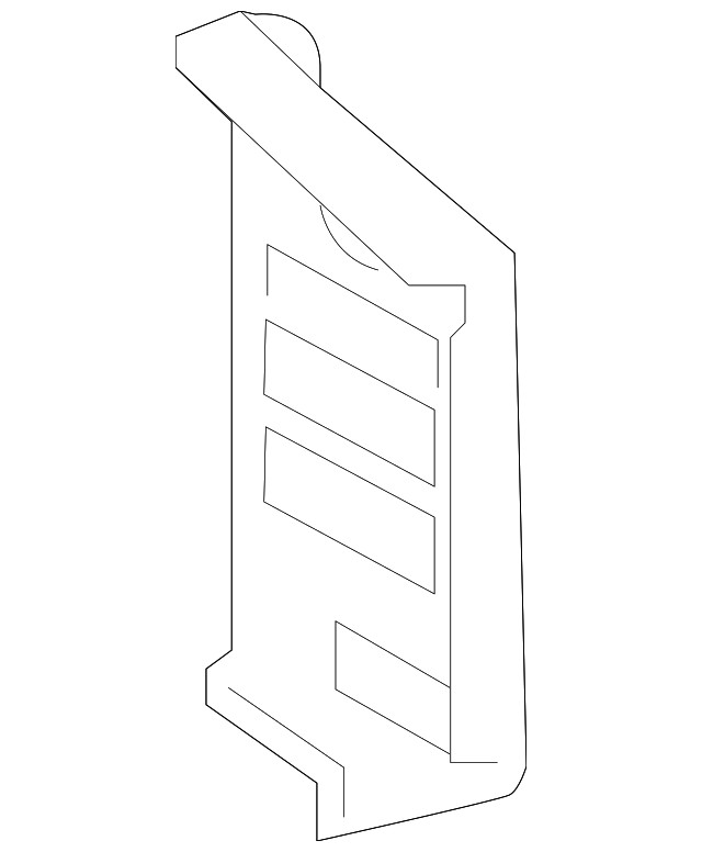 Genuine GM Driver Side Rocker Outer Panel Reinforcement Bracket 84041471