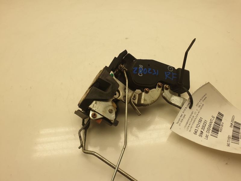 2001 TOYOTA 4 RUNNER PASSENGER SIDE FRONT DOOR LOCK ACTUATOR ASSEMBLY