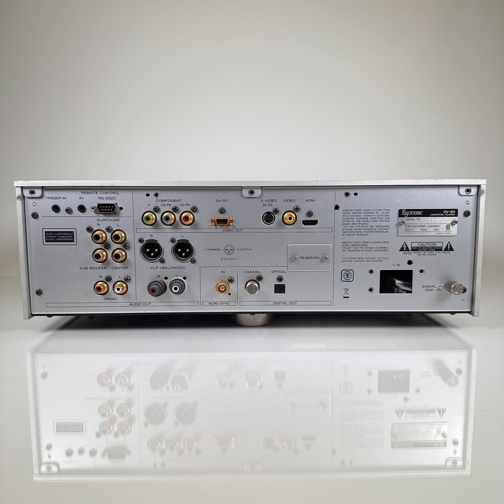 Esoteric DV-60 CD Audio DVD Player Remote; AS-IS