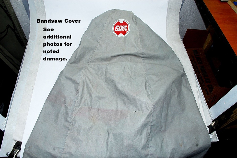 ShopSmith Custom-Fitted Bandsaw Dust Cover  ****** See Photos for details*****