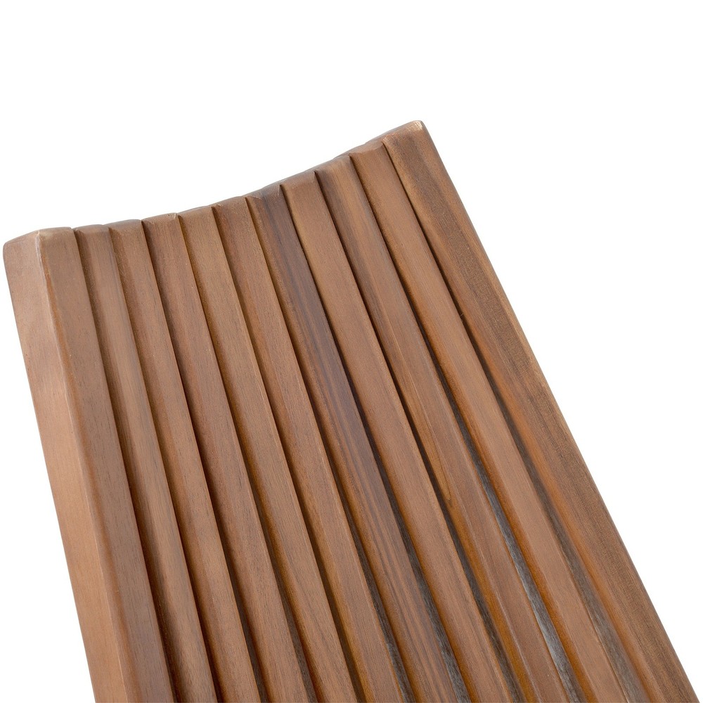 Folding Acacia Tree Wood Relaxing Chair