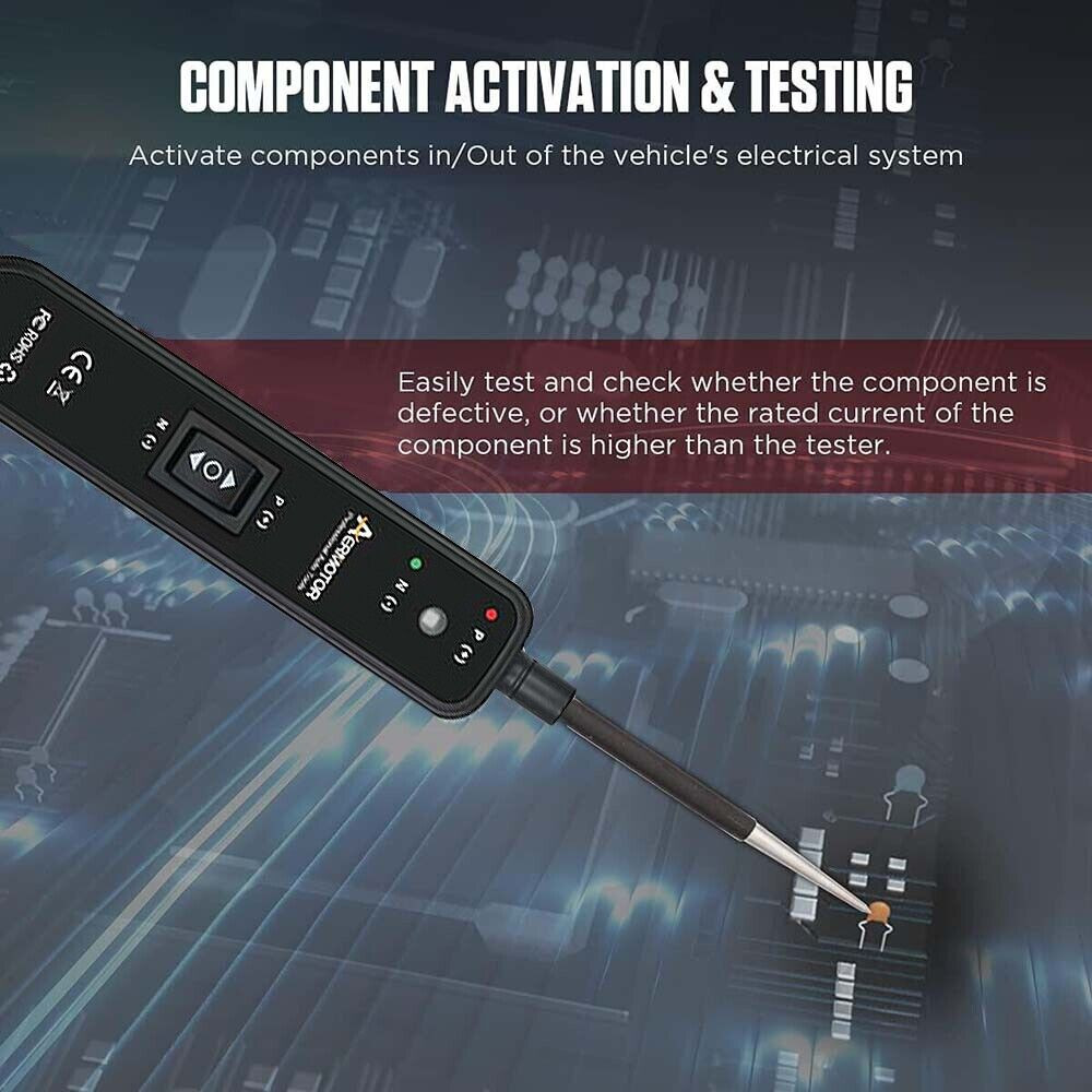 Digital Automotive Car Power Probe Circuit Electrical Tester Test Device System-