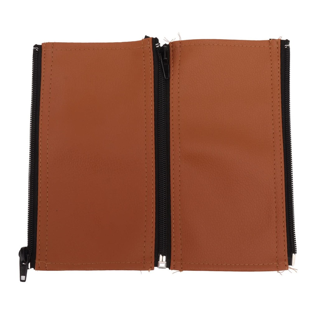 Garosa Stroller Handle Cover, Universal PU Leather Handlebar Sleeve, Brown
